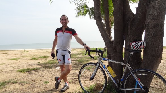Taking a break by the Gulf of Thailand