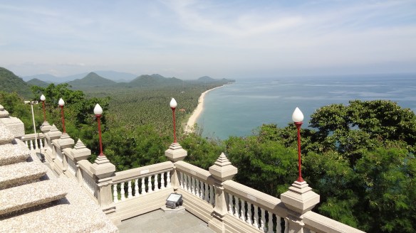 The view north from the temple......