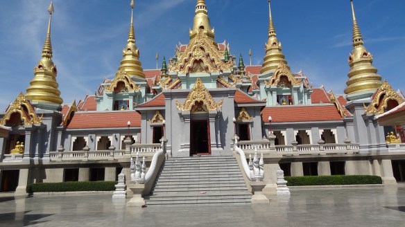 And at the front of the temple itself.