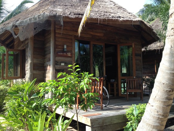 My bedroom for the next day and half was an individual bungalow - bliss :)