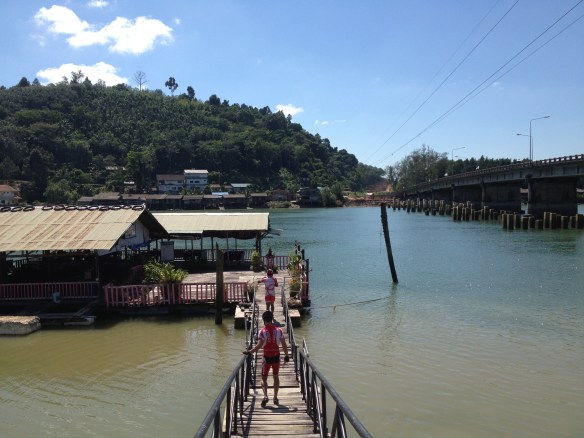 Lunch on the river, which river I'm not sure, but the food was fabulous.