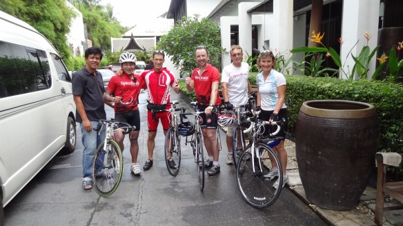 The (very) end of the road - the Manathai Hotal, Surin Beach, Phuket.