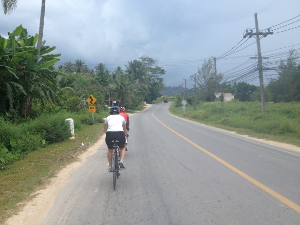 ....and then onto the quieter back roads down to Surin Beach.