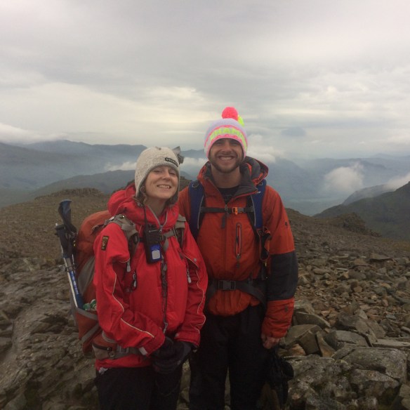 Our guides, Kate and Matt, Scafell Pike - they were happy too!