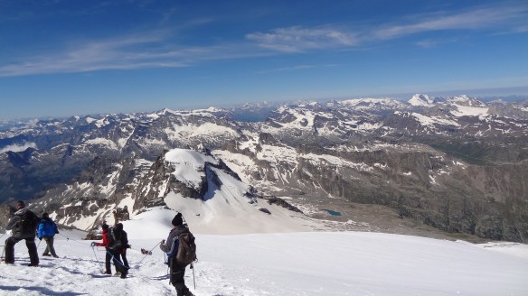 On our way down finally...