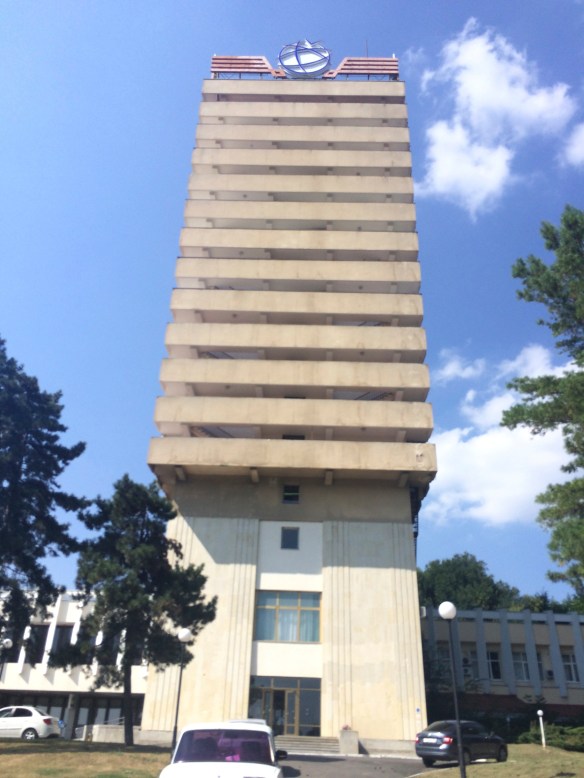 The Intourist Hotel, Pyatigorsk - not the prettiest sight in the world, and a case of 'function over form' for the most part.