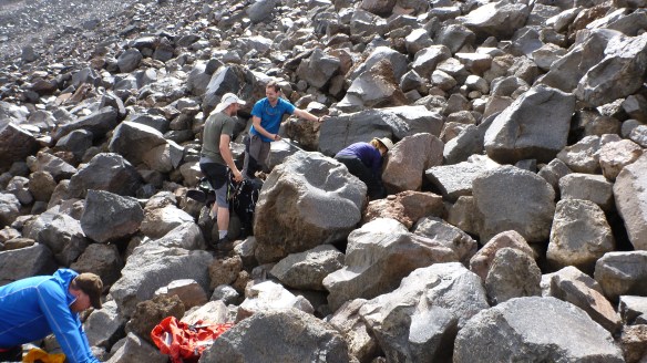 And the cache itself is underway......