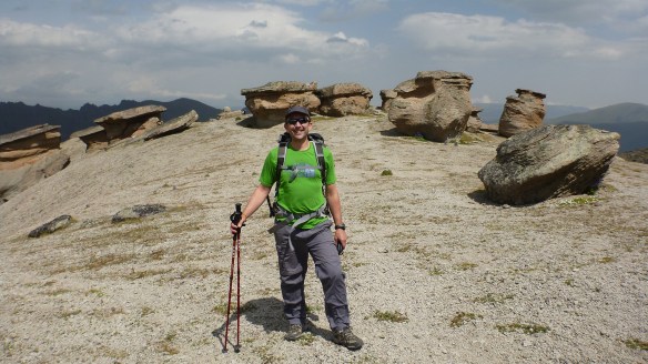 On the approach to Mushroom Rocks.