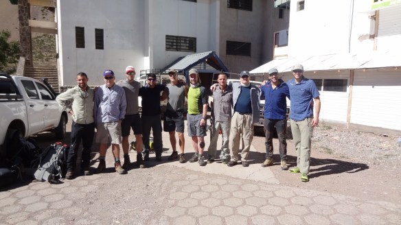 The gang ready and assembled - time to march!