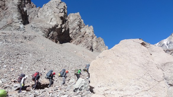 The trail continues, this is hard work, very hard work.