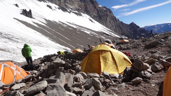 With the tents secured, everyone could settle in and get ready for the next couple of days.