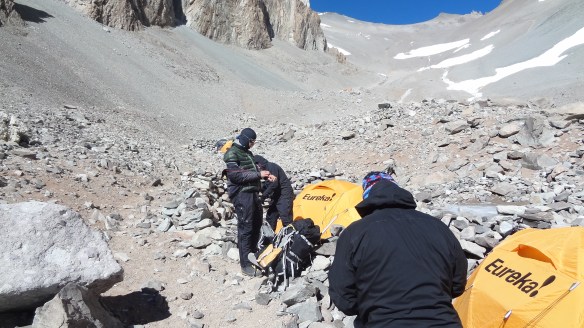 The view up the mountain where we would have headed today ordinarily - maybe tomorrow.......