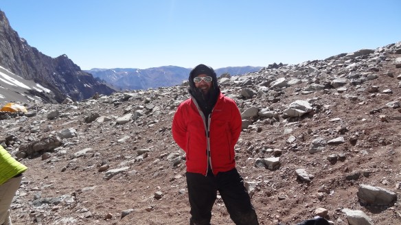 All wrapoped up and ready to go - even though the sun had come out this was one cold day!