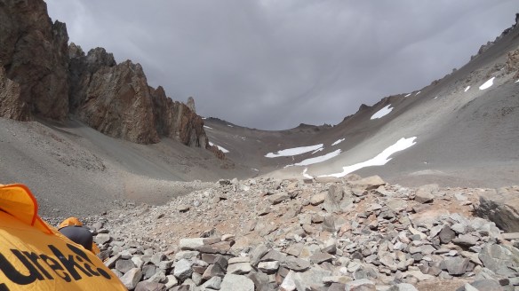 Storm clouds gathering up the mountain.....