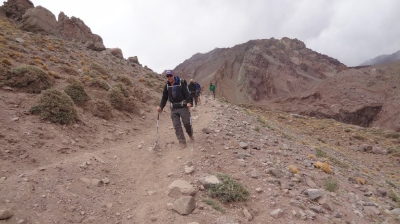 Heading down towards Confluencia
