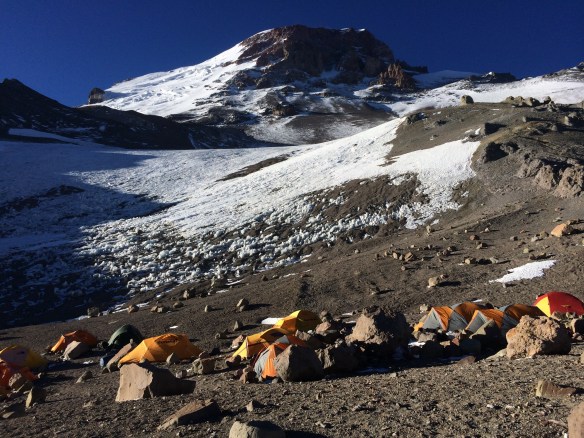 Final morning at Camp 2....