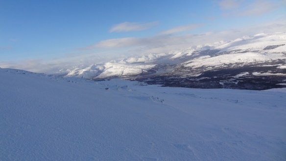 Looking down towards Fort William.