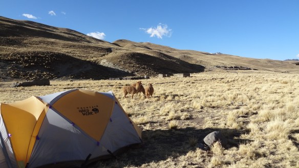 A Trango 3 tent, home for however long it took from here.