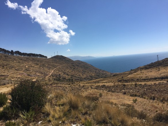 The lake begins to open up in terms of scale.