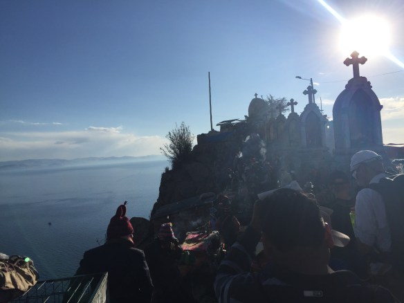...in their masses, to worship at the 13 crosses on the top of the hill.