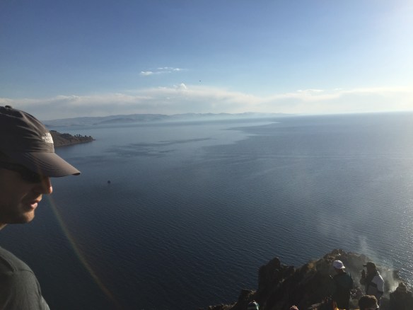 Part of the view out over the lake as the sun starts to go down. It was transfixing, and intoxicating, and not just because of all the smells wafting around on the top of the hill!