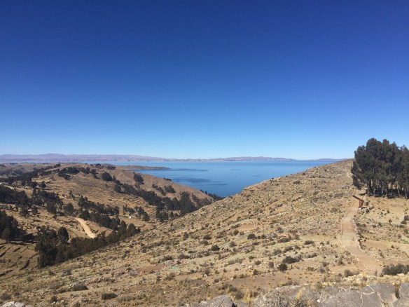 Some parting shots of Titicaca, this one right the Peruvian Border...