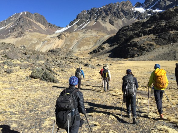 Setting off for Pico Austria.