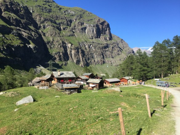 One of the very pretty hamlets we passed on our way back down towards Zermatt. This is Zmutt, I think.